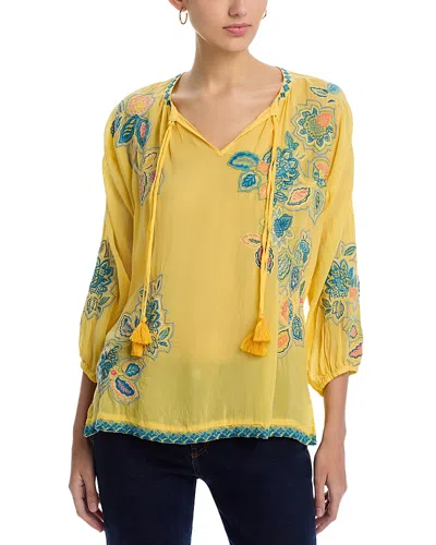 Johnny Was Margot Blouse In Soft Citro