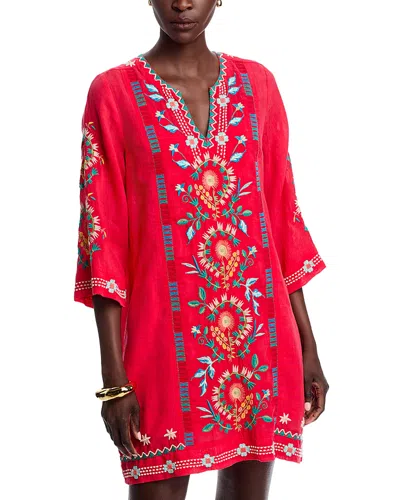 Johnny Was Marisol Swing Dress In Watermelon