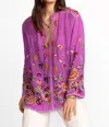 Johnny Was Maude Blouse Mathilde In Cattleya Orchid In Purple