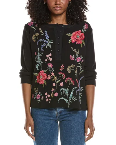 Johnny Was Mayra Top In Black