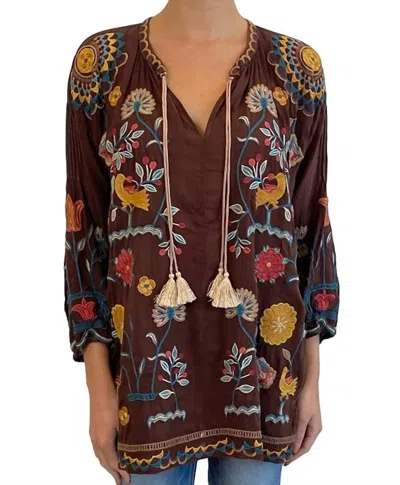 Johnny Was Mayson Tunic In Potting-soil
