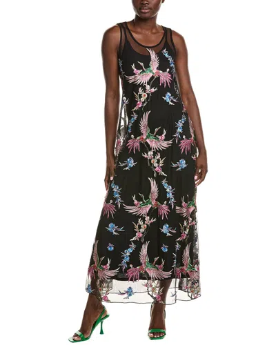 Johnny Was Mazzy A-line Dress In Black