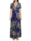 Johnny Was Mazzy Ruched Dress In Multi