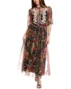 Johnny Was Mazzy Gardenia Dress In Black