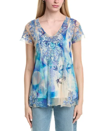 Johnny Was Melanie Blouse In Blue