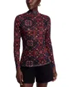 Johnny Was Mesh Shirt In Multi