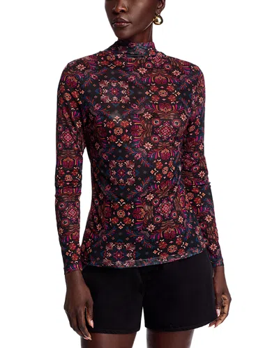 Johnny Was Mesh Shirt In Multi