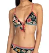 JOHNNY WAS MIA FRONT TIE BIKINI TOP IN MULTI