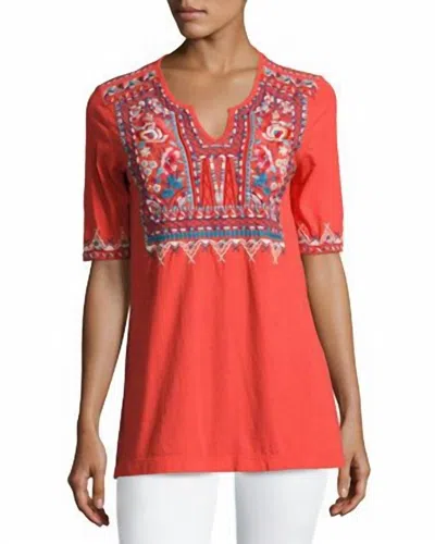 Johnny Was Mina Boho Tunic In Hto In Orange