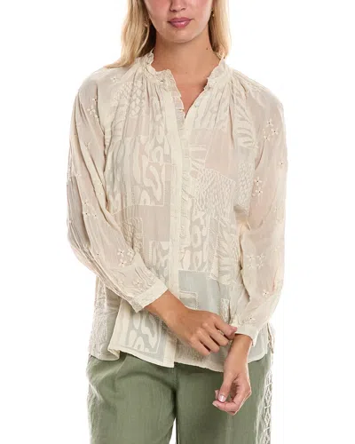 Johnny Was Molli Blouse In Neutral