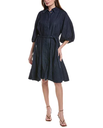 Johnny Was Montaigne Shirtdress In Blue