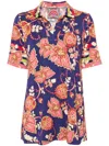 Johnny Was Montreux Polo Swing Tunic In Mti In Blue