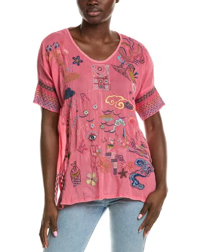 Johnny Was Nathaly Blouse In Pink