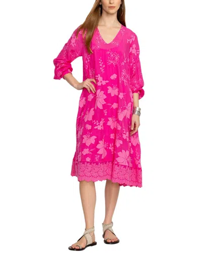 Johnny Was Nathy Dress In Pink