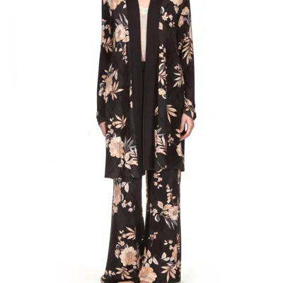 Johnny Was Women's Nido Floral Straight-leg Pants In Black
