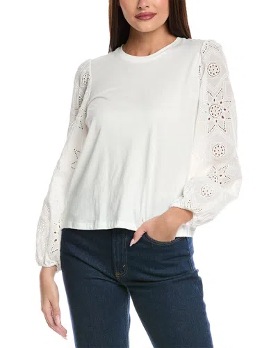 Johnny Was Nora Easy T-shirt In White