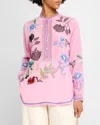 Johnny Was Nya Shirt Eloni In Moonlit Mauve
