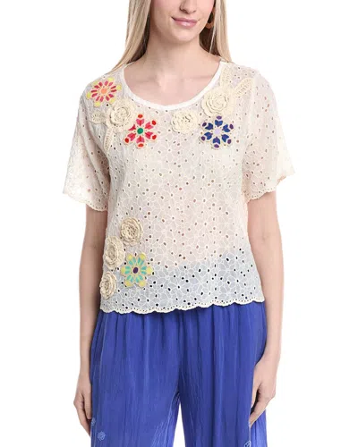 Johnny Was Nydia Top In Neutral