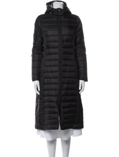 Pre-owned Johnny Was Nylon Down Coat In Black