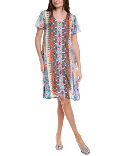 Johnny Was Olenah Silk Dress In Transparent