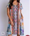 Johnny Was Olenah Slip Dress In Multi In Multi