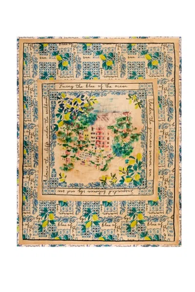 Johnny Was Olympe Travel Blanket In Beige