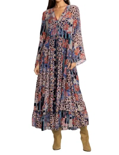 Pre-owned Johnny Was Ontar Beesley Dress For Women In Multi