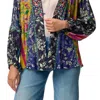Johnny Was Cantero Jacket In Blue In Multi