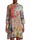 Johnny Was Otti Polo Tunic Dress In Multi Color In Multi
