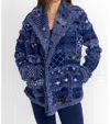 Johnny Was Patchwork Jacket Cordelia In Blue In Blue
