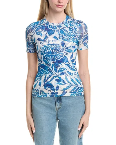 Johnny Was Petite Bethany Shirt In Blue