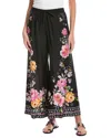 Johnny Was Petite Frankie Easy Silk-blend Pant In Black