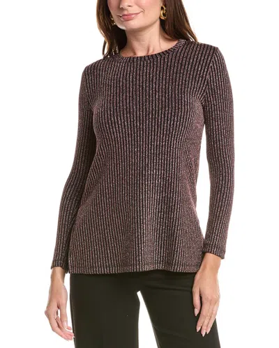 Johnny Was Petite Jenna Metallic Tunic In Brown