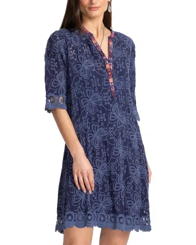 Johnny Was Petite Malfi Dress In Blue