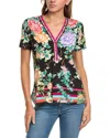 Johnny Was The Janie Button Neck Tee