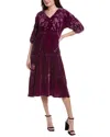 Johnny Was Petite Torine Silk-blend Midi Dress