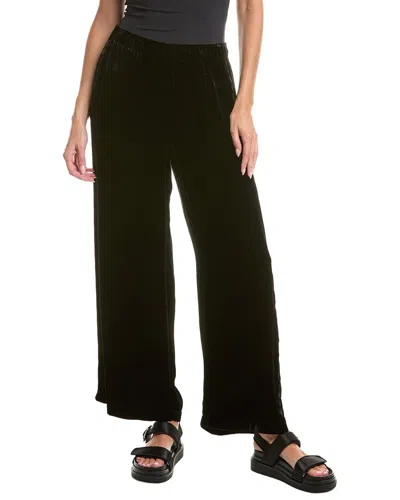 Johnny Was Petite Velvet Silk-blend Pant In Black