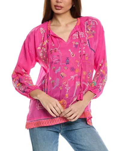 Johnny Was Petite Zadonia Blouse In Pink