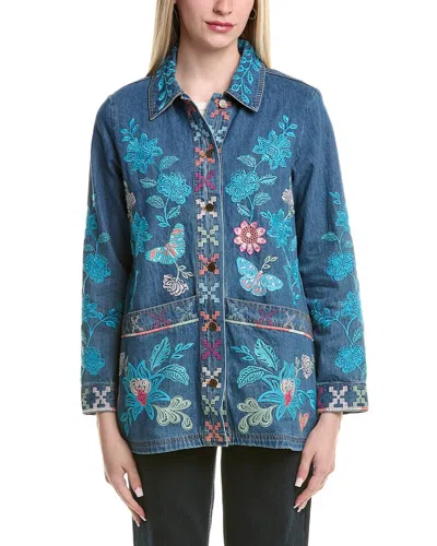 Johnny Was Petra Jacket In Blue