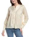 Johnny Was Pintuck Blouse In White