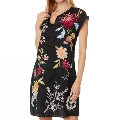 Johnny Was Playa Malory Dress With Slip In Black