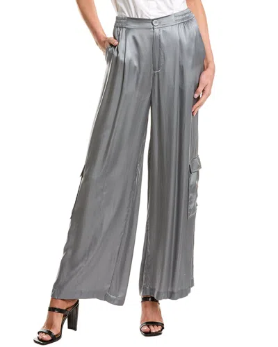 Johnny Was Pleated Pull-on Pant In Grey