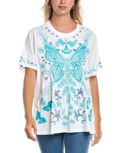 Johnny Was Plus Crewneck T-shirt In Multi