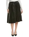 JOHNNY WAS JOHNNY WAS PLUS EMMI PLEATED MIDI SKIRT