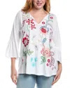 Johnny Was Plus Freyde T-shirt In Neutral