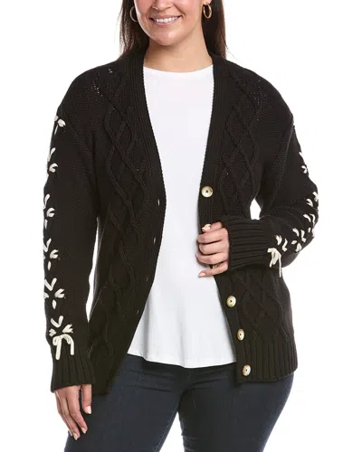 Johnny Was Plus The Anessa Cardigan In Black