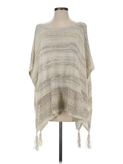 Pre-owned Johnny Was Poncho In Gray