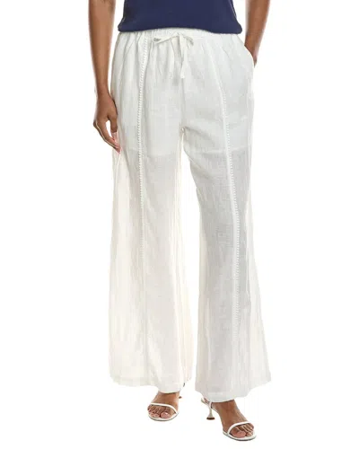 Johnny Was Princess Linen Pant In White