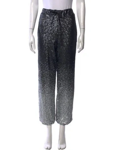 Pre-owned Johnny Was Printed Wide Leg Pants W/ Tags In Black