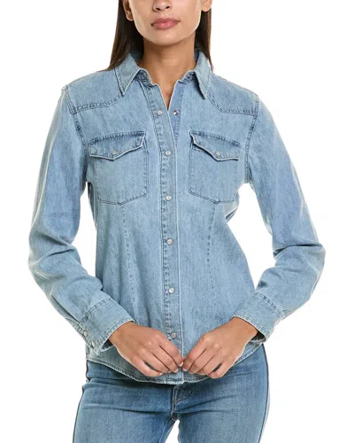 Johnny Was Provence Denim Shirt In Blue